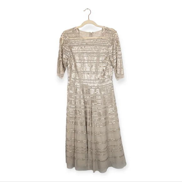 sachin and babi light blue dress Monsoon Christabel Bridal Embellished Maxi Dress, Ivory